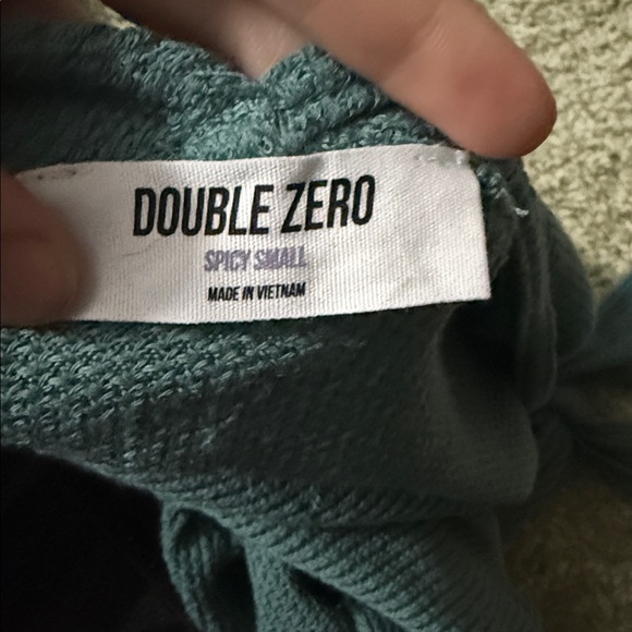 Double Zero Terracotta Tie-Front Crop Top - Picture 6 of 6